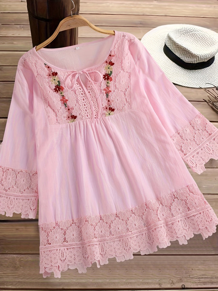 Esmeralda - Elegance Spitzenbluse