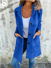Dorothie – Mantel mit Reverskragen und aufgesetzten Taschen