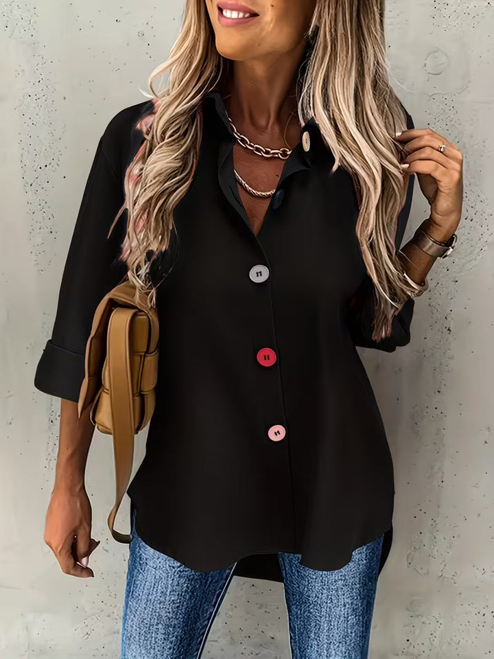 Fausta – Einreihiges Langarm Hemd