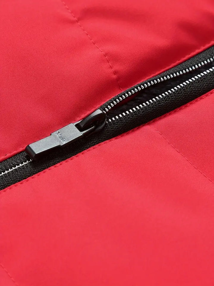 Bavuma – Lässige Polyester Jacke Mit Reißverschluss