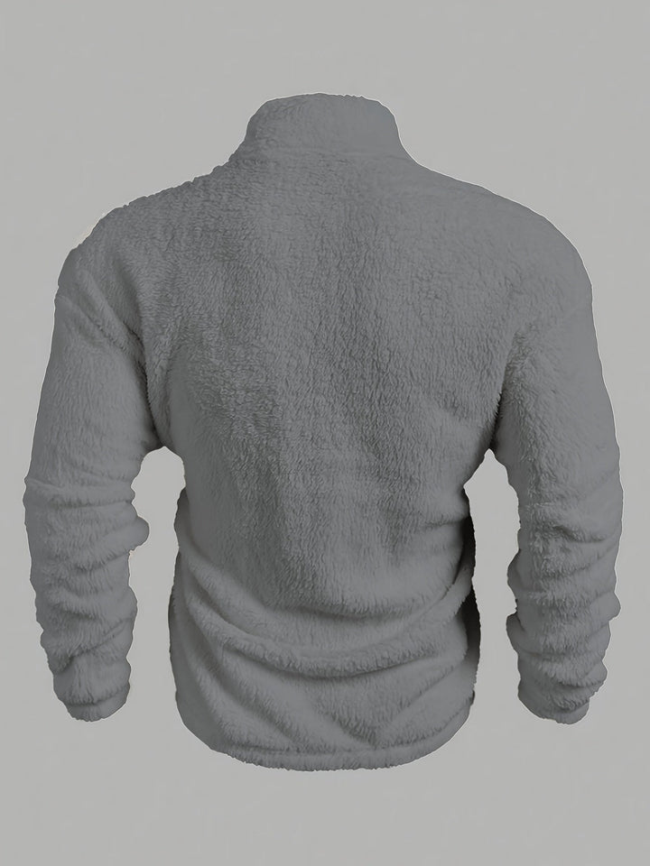 Kamil – Fleece Pullover Mit Halbem Reißverschluss