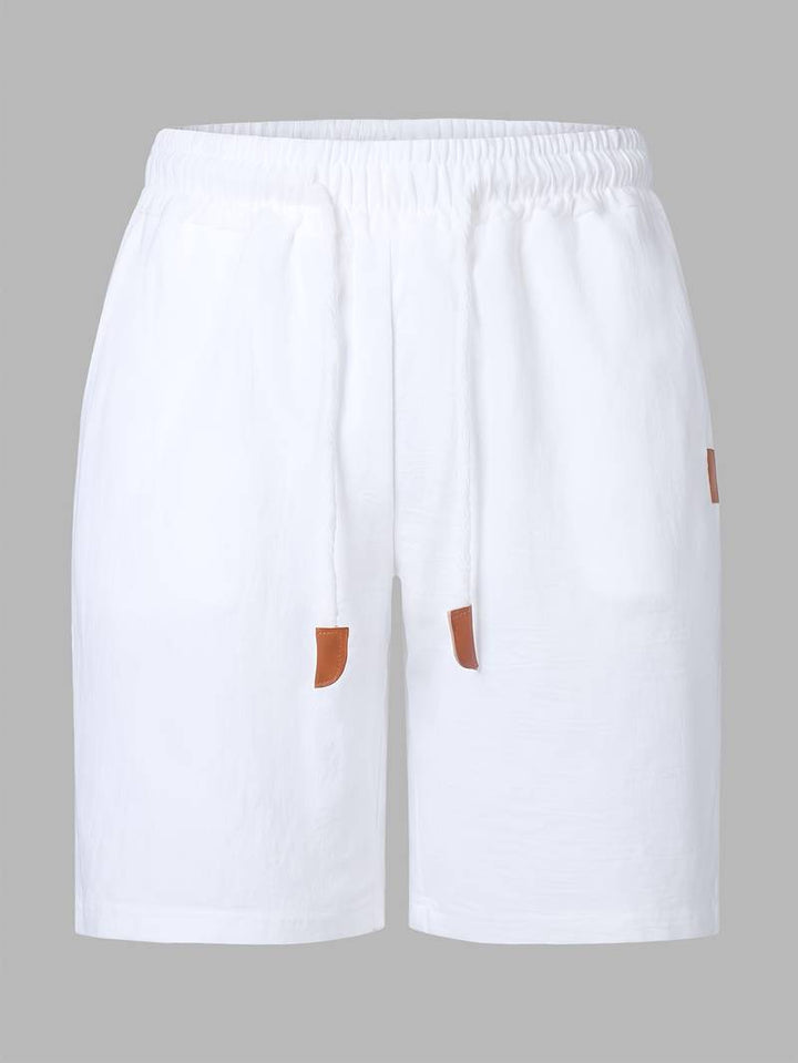 Jonatas - Sommerliche Leinen Hose Mit Kordelzug Und Tasche