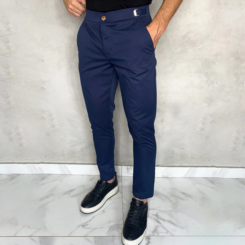 Matan - Klassische Stretch Hose Mit Schmaler Passform