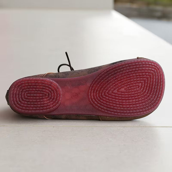 Zuniya – Bequeme Schnürschuhe mit Niedrigem Keilabsatz