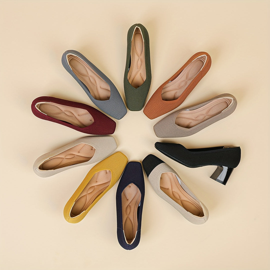 Joleen – Stilvolle Pumps Mit Klobigem Absatz