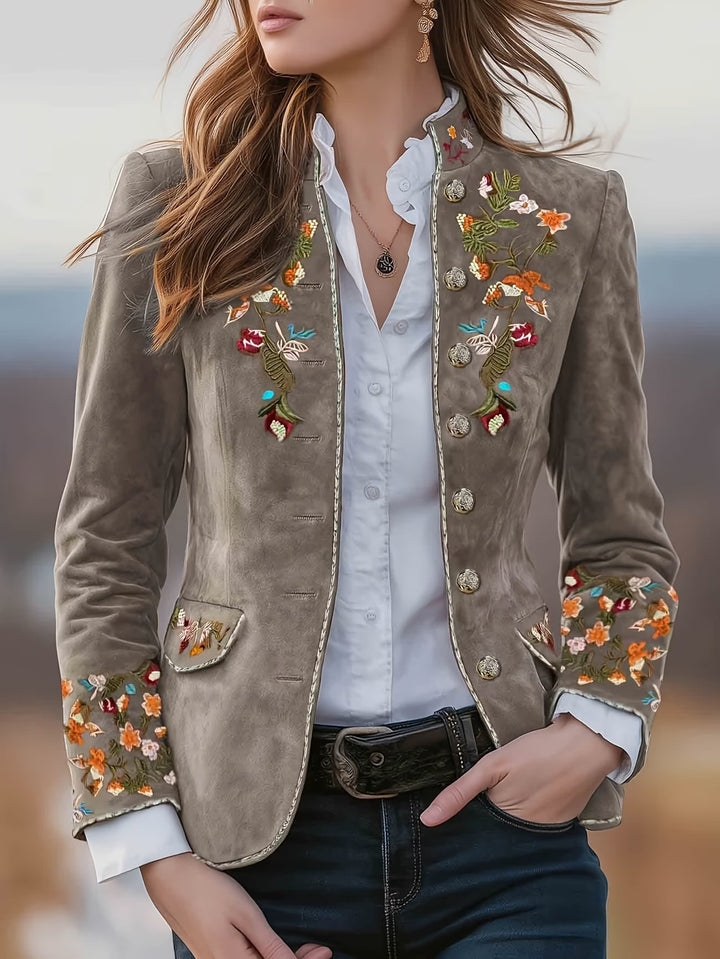 Anisaa – Elegante Jacke Mit Stehkragen