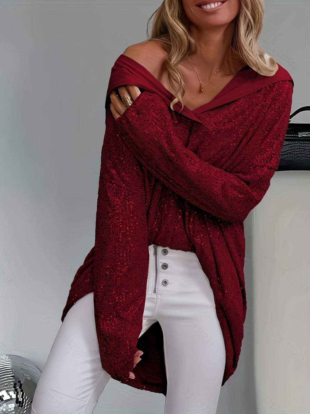 Jessia – Langärmliges Kapuzenshirt