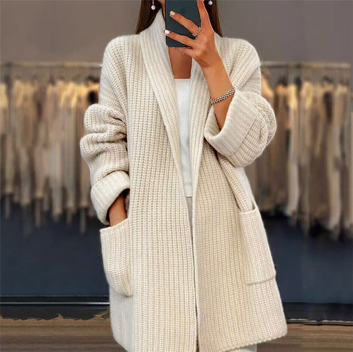 Kiandra – Strickjacke Aus Wolle Mit Taschen