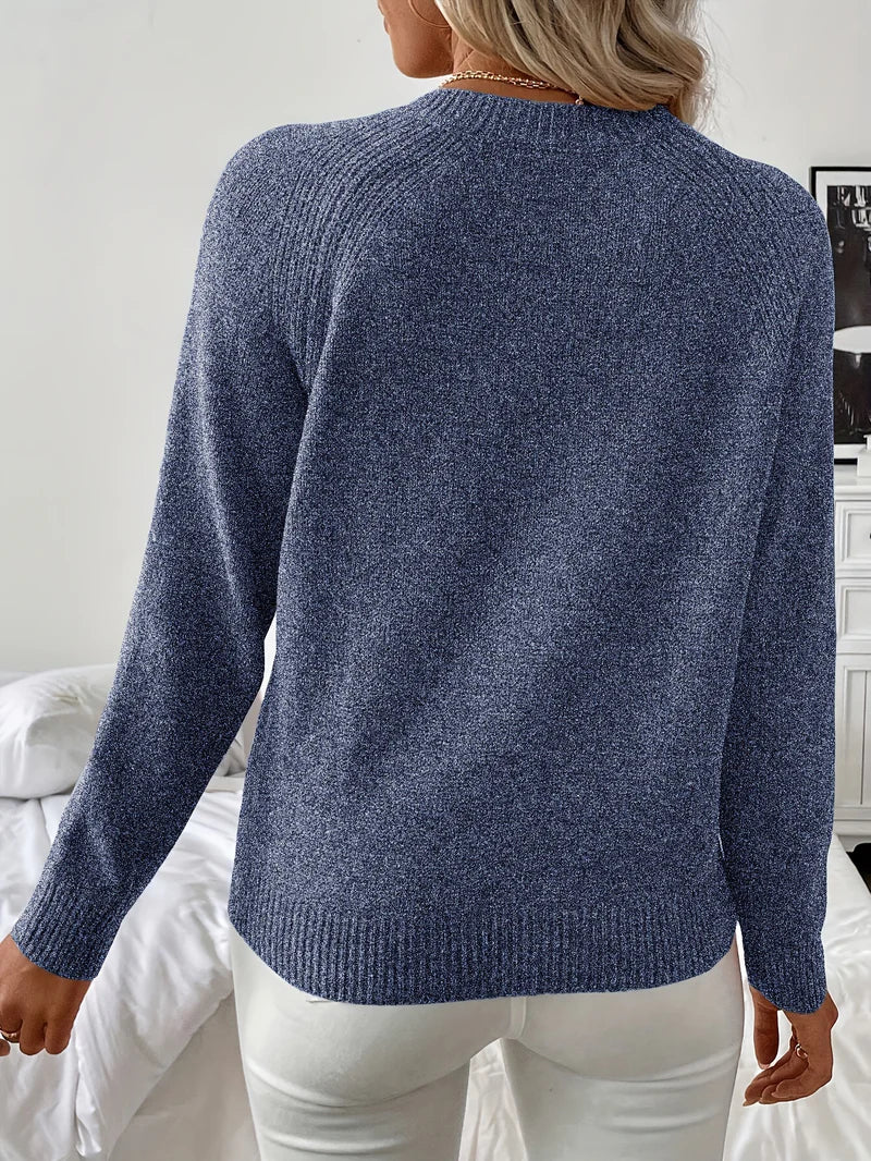 Pascuala – Eleganter Strick Pullover Mit Perlen