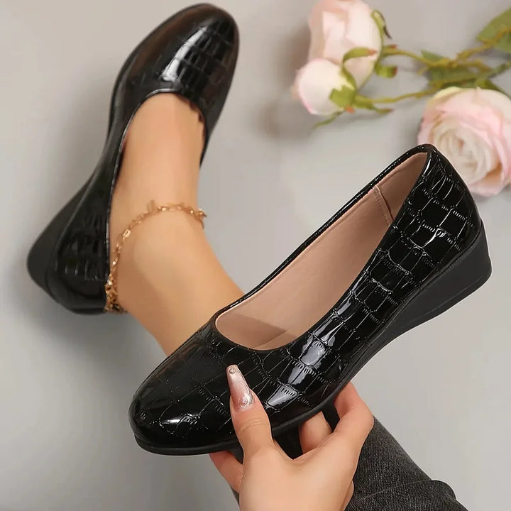 Zatia – Atmungsaktive Keilschuhe Aus Leder