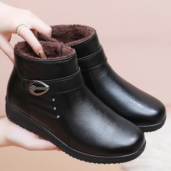 Petruta – Wärme Stiefeletten Aus Wildleder