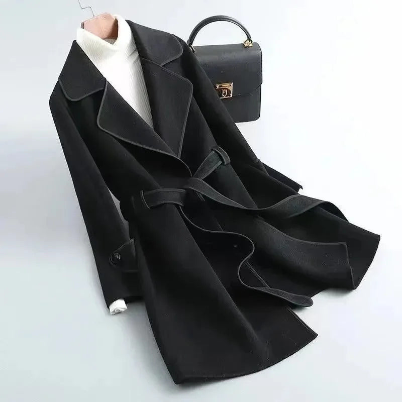 Aitana – Trenchcoat Mit Reverskragen Und Gürtel