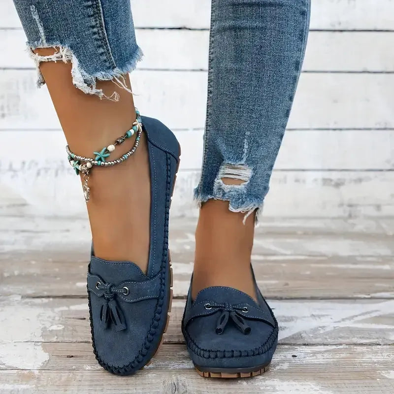 Patamon - Bequeme Slipper Mit Zarten Vintage Schleifen
