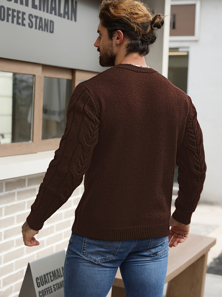 Bavon - Lässiger Gestreifter Pullover