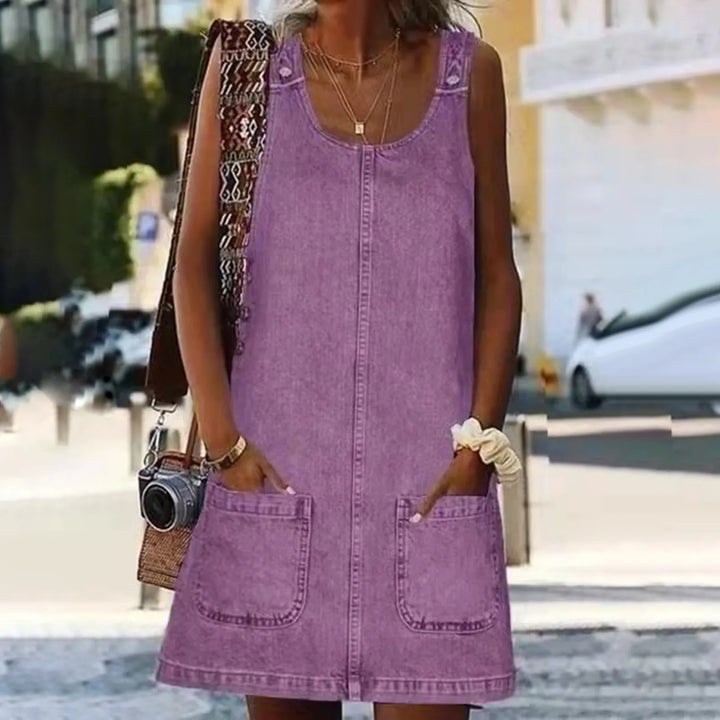 Otylia – Bequemes Minikleid mit Breiten Trägern