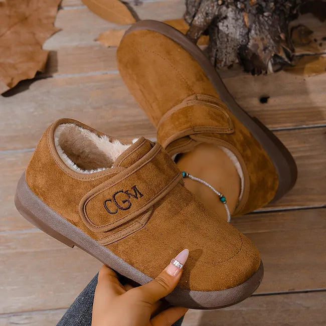 Rokia – Schuhe Aus Kunstfell Mit Verstellbarem Riemen