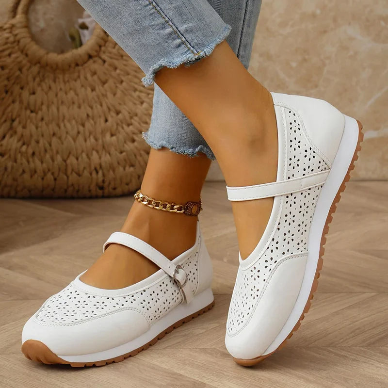 Jewell - Atmungsaktive Orthopädische Lederschuhe