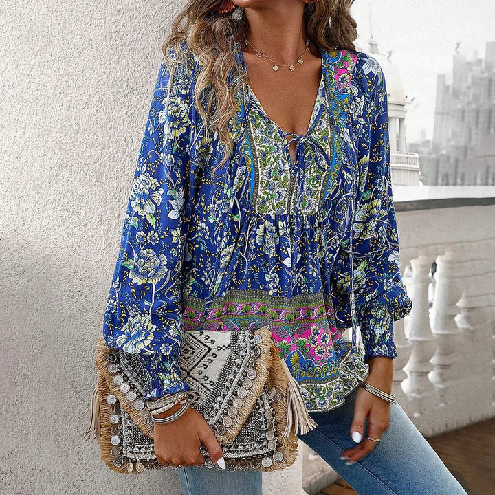 Sallie - Bedrucktes Party Top