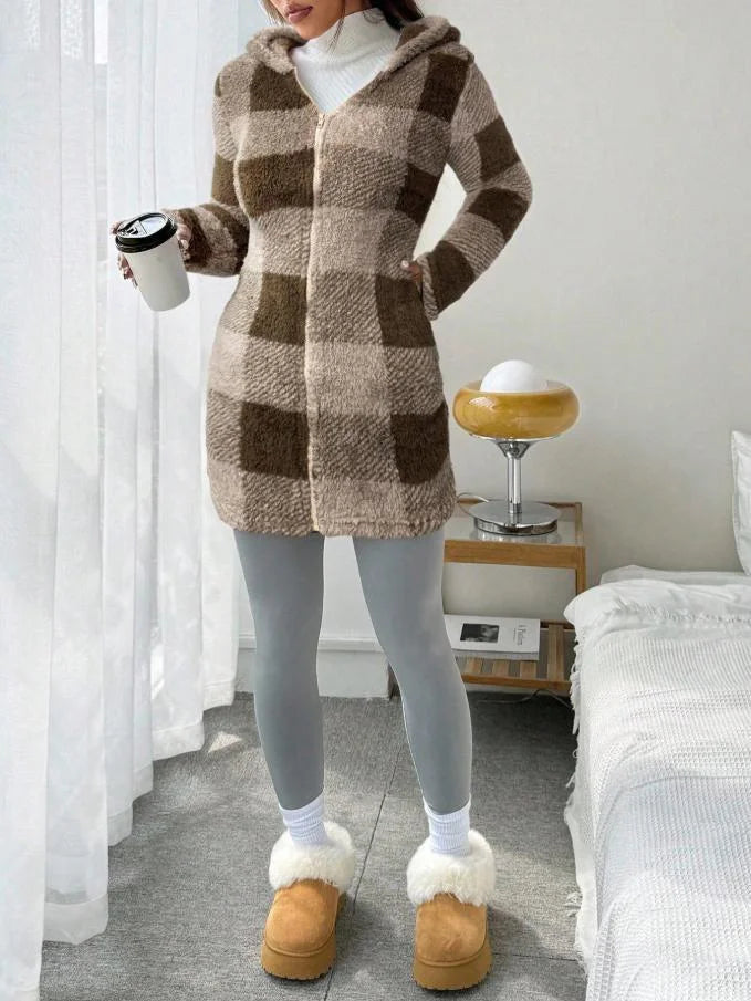 Tissaia - Stylische Kapuzenjacke Mit Reißverschluss