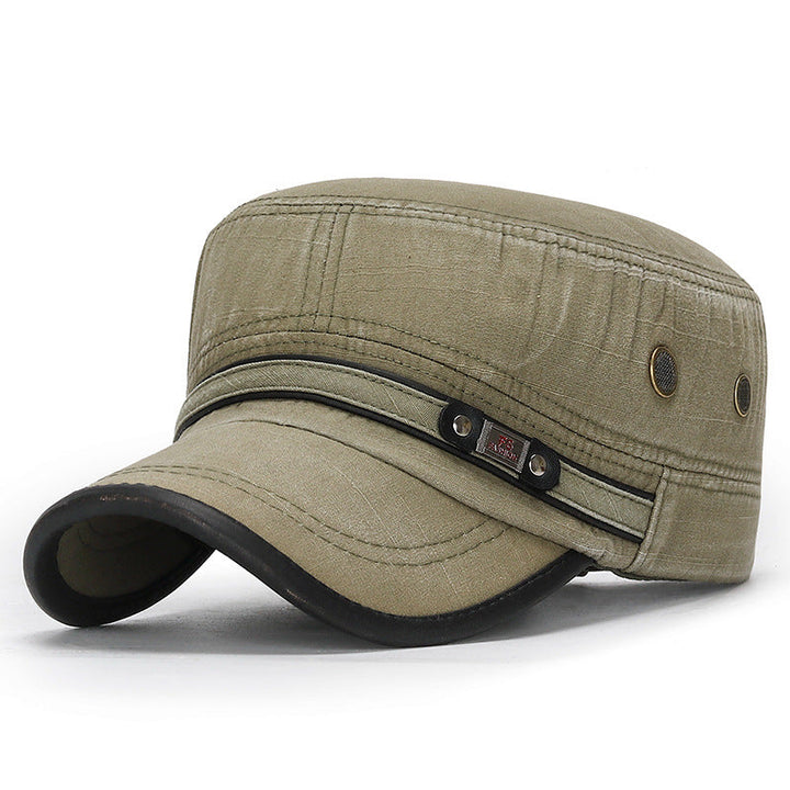 Goggins – Flache Baumwoll Kappe Im Vintage Stil
