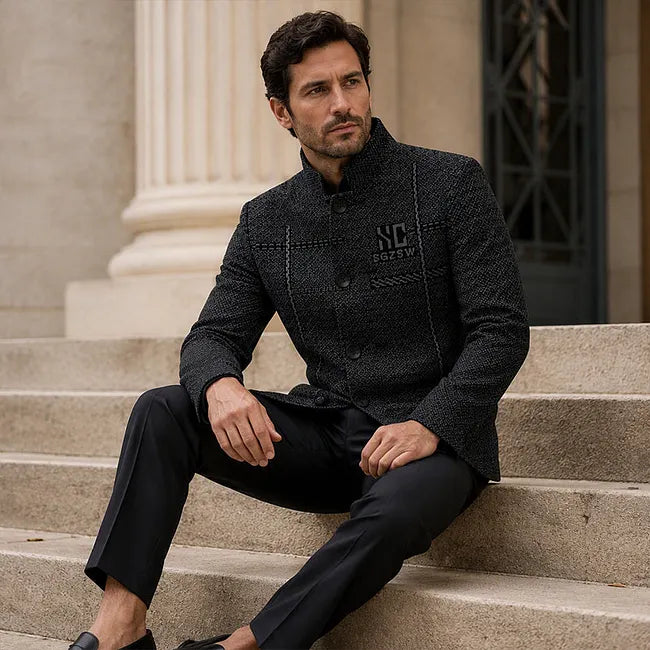 Jallen – Strukturierte Strickjacke Mit Taschen
