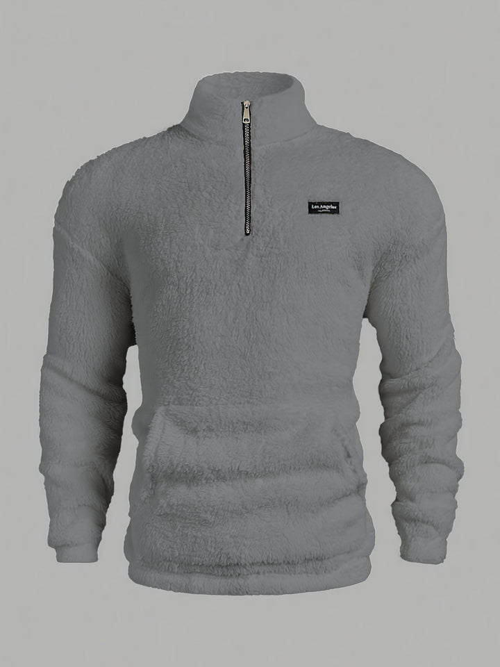 Kamil – Fleece Pullover Mit Halbem Reißverschluss