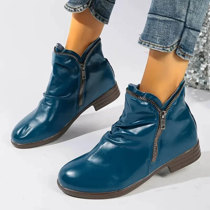 Lianella – Orthopädische Stiefeletten Mit Reißverschluss
