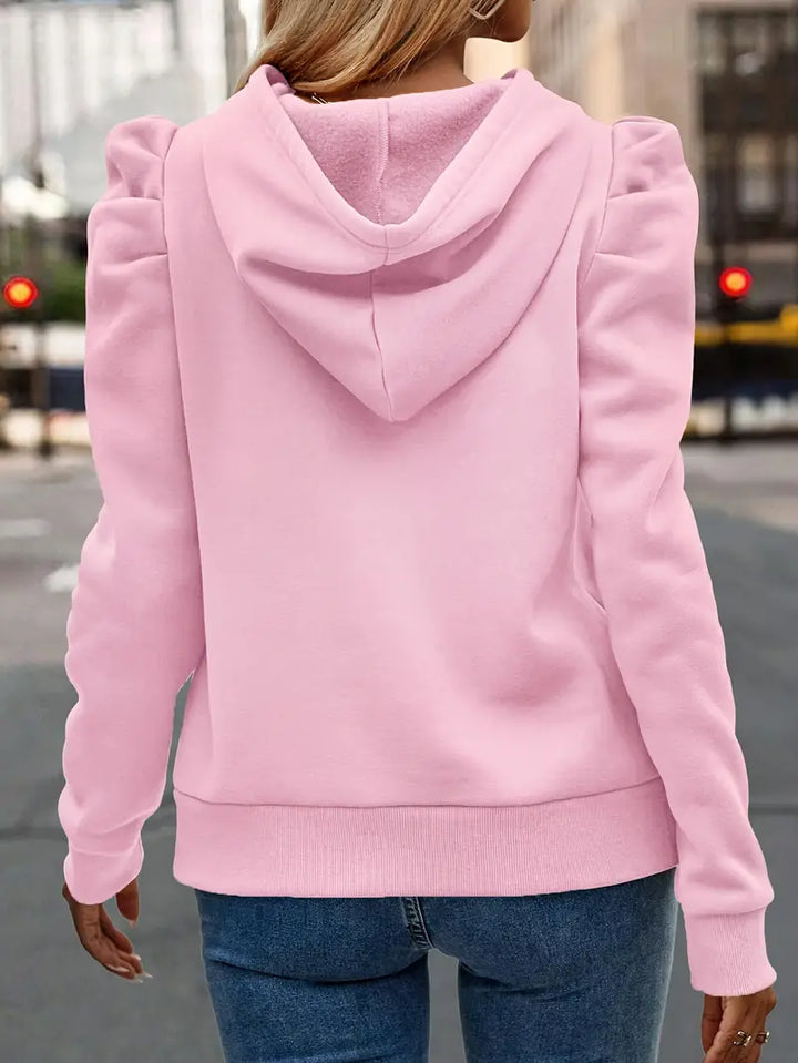 Nandita - Atmungsaktiver Langarm Kapuzenpullover