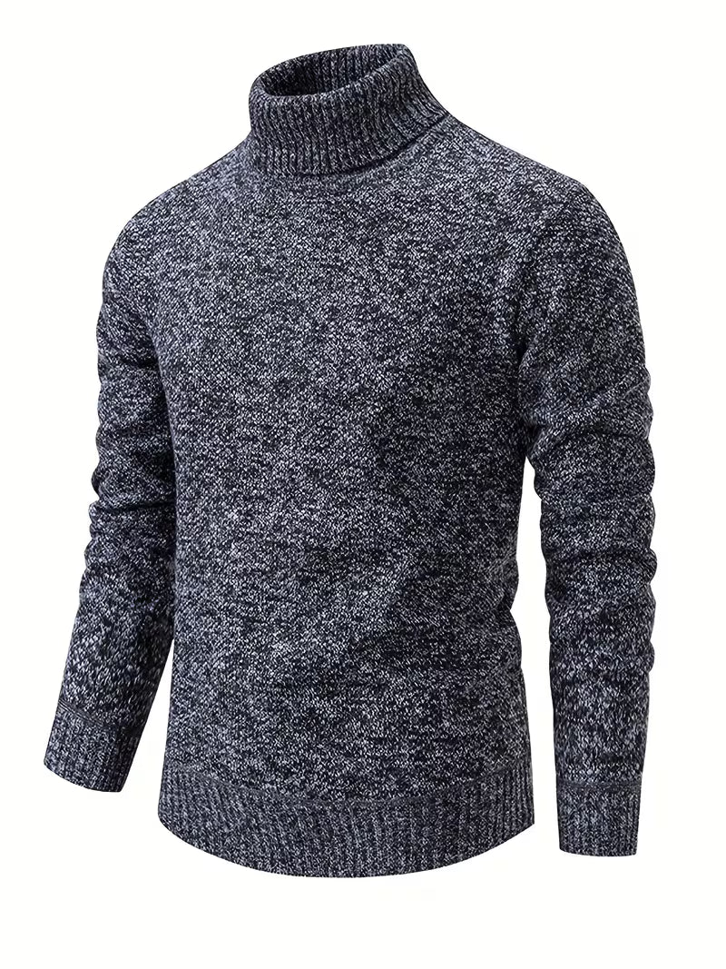 Wessam – Eleganter Strick Pullover Mit Rollkragen