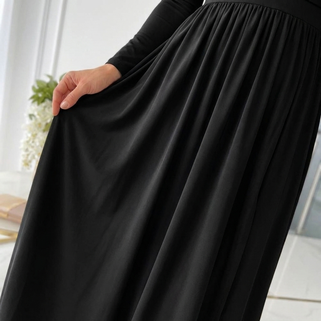 Lisha – Elegantes Partykleid Mit Tiefem V-Ausschnitt