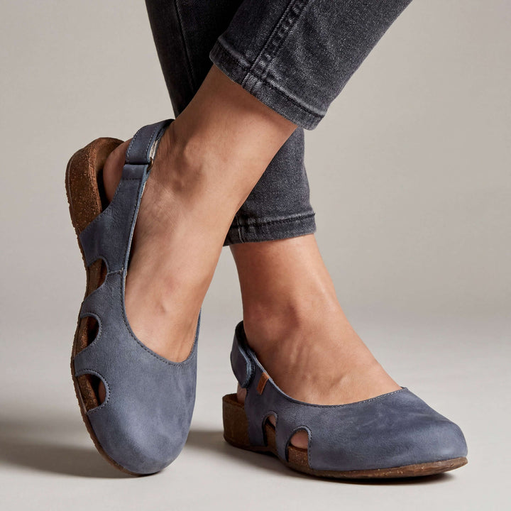 Nathilie – Slingback-Schuhe mit geschlossener Zehenpartie und Ausschnitten