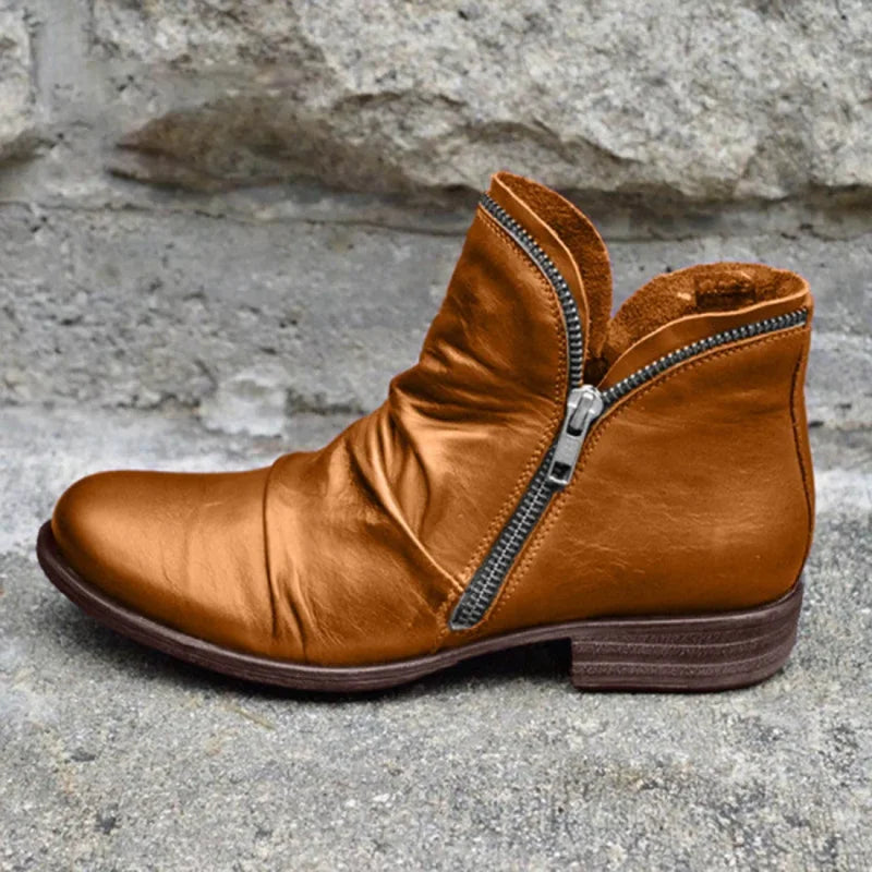Lianella – Orthopädische Stiefeletten Mit Reißverschluss
