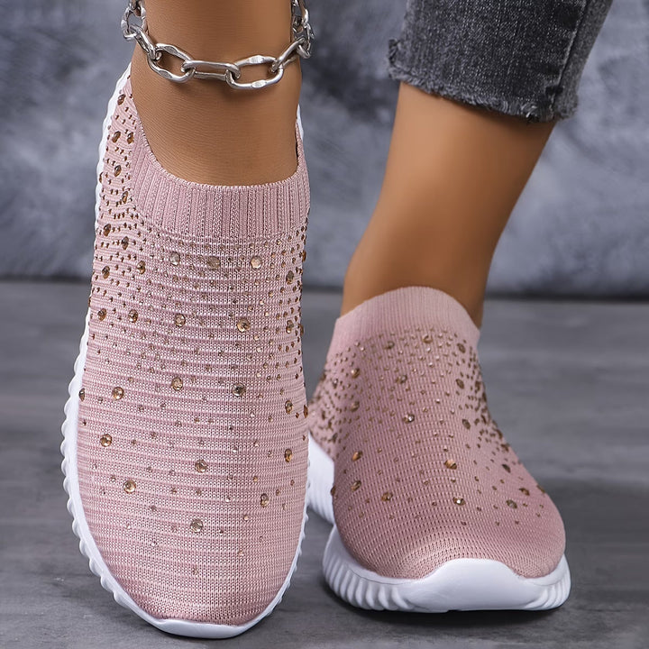 Elizaa – Bequemer Turnschuh Mit Strasssteinen