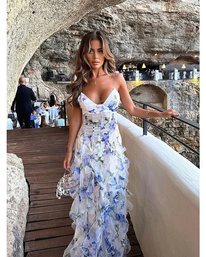 Mikayla – Elegantes Kleid Mit Rüschen