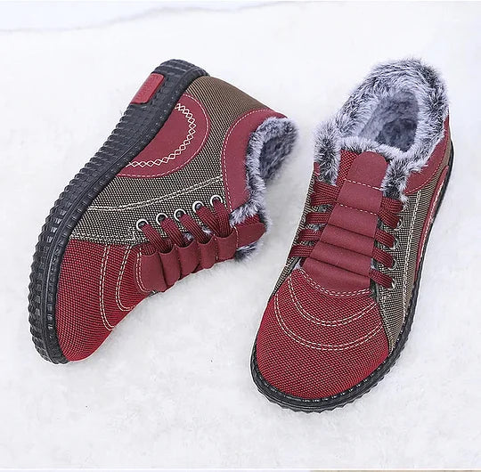 Triss – Winterstiefel Aus Baumwolle Mit Fleece Futter