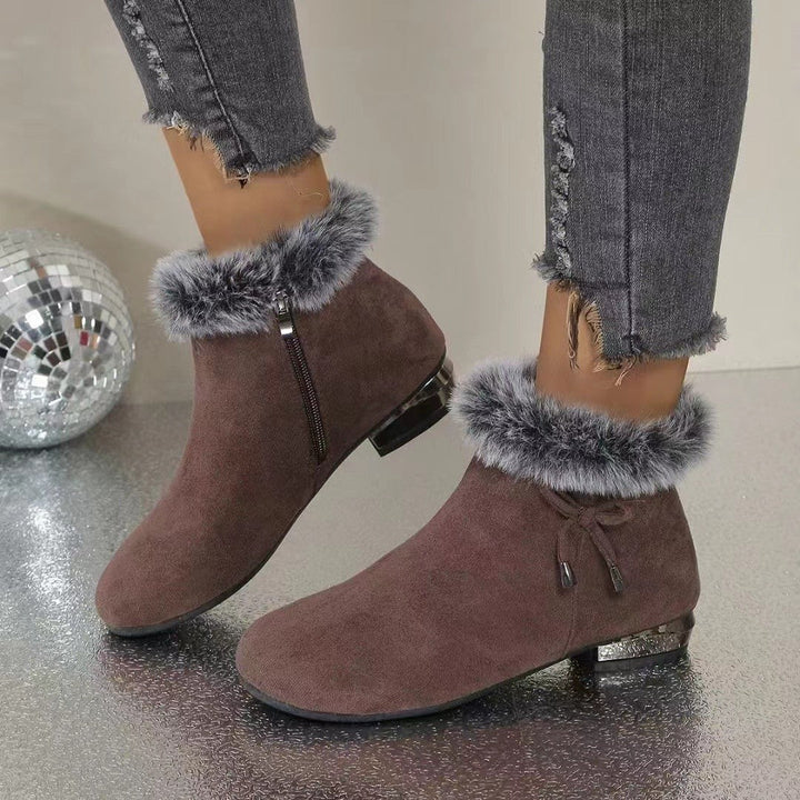 Cassily – Stiefel Etten Mit Fellbesatz