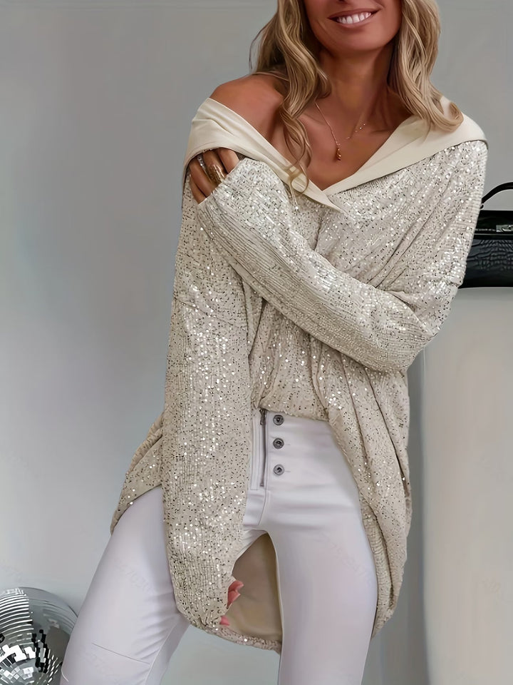 Jessia – Langärmliges Kapuzenshirt