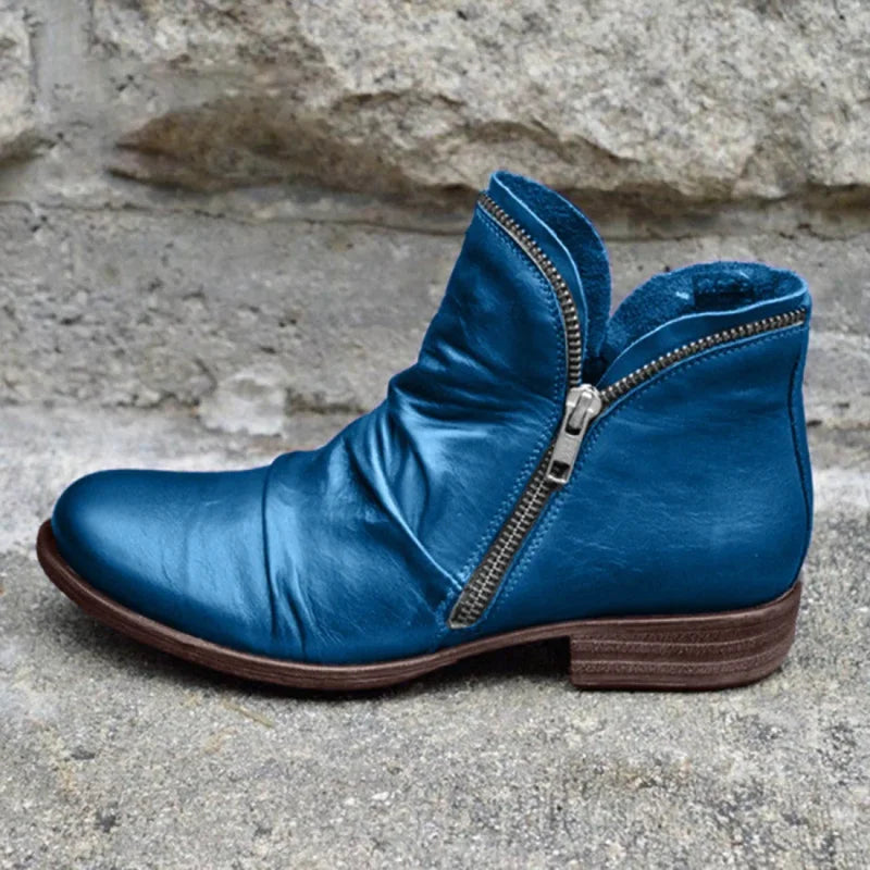 Lianella – Orthopädische Stiefeletten Mit Reißverschluss