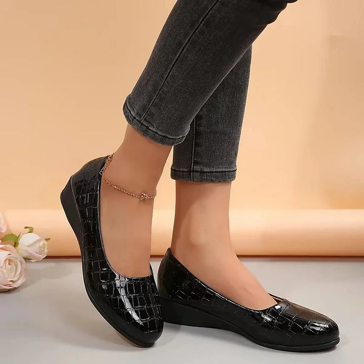 Zatia – Atmungsaktive Keilschuhe Aus Leder