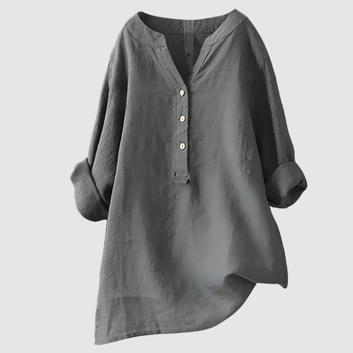 Johanne – Elegante Bluse Mit Knöpfen