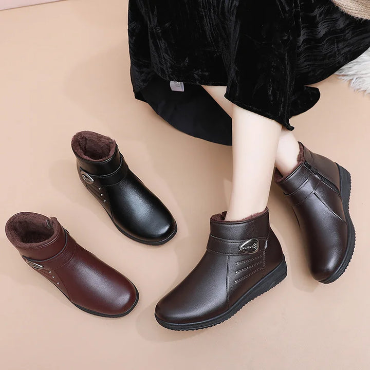 Petruta – Wärme Stiefeletten Aus Wildleder