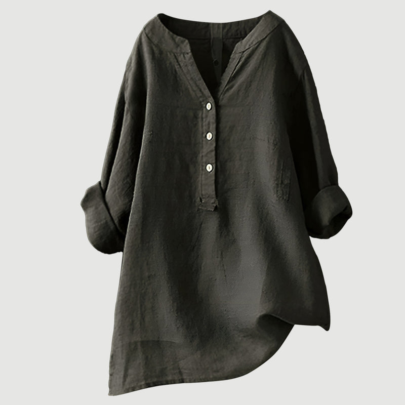 Johanne – Elegante Bluse Mit Knöpfen