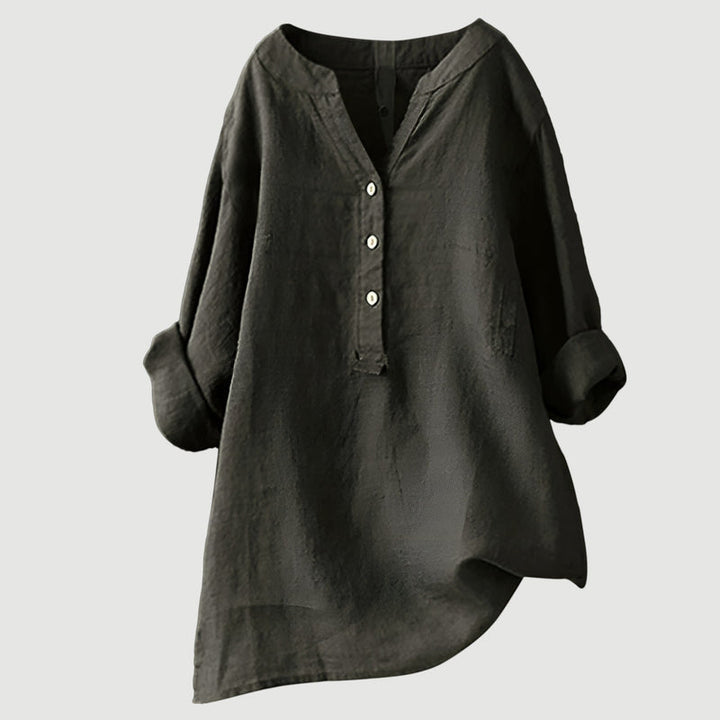 Johanne – Elegante Bluse Mit Knöpfen