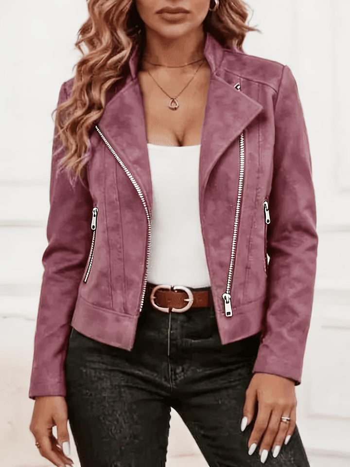 Amina – Langarmjacke mit Reißverschluss