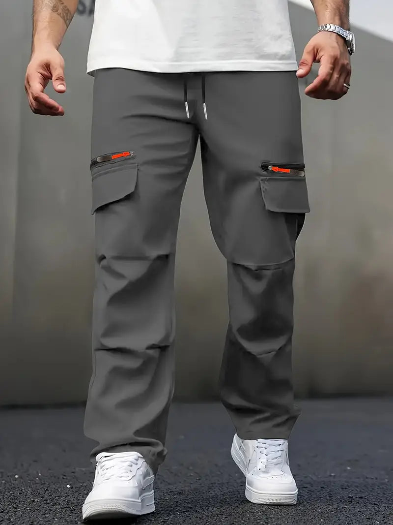 Thaddeus – Lässige Fracht Hose Mit Kordelzug In Der Taille
