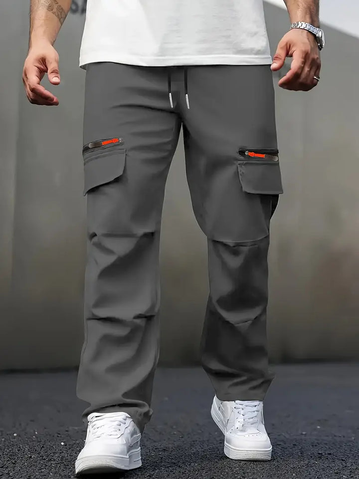 Thaddeus – Lässige Fracht Hose Mit Kordelzug In Der Taille