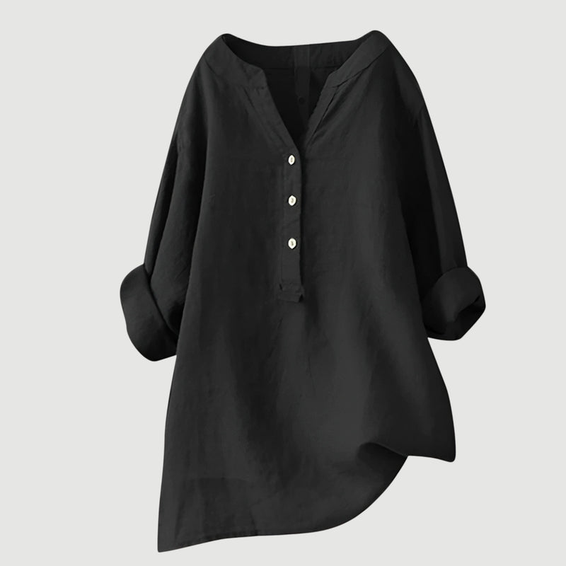 Johanne – Elegante Bluse Mit Knöpfen