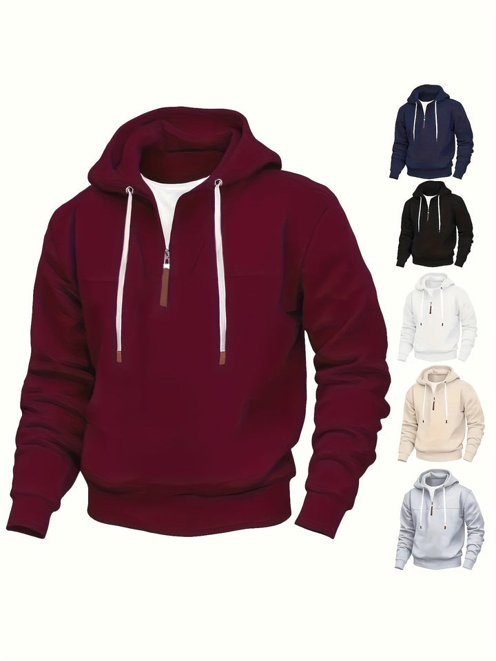 Kolton – Kapuzen  Kapuzenpullover Mit Halbem Reißverschluss