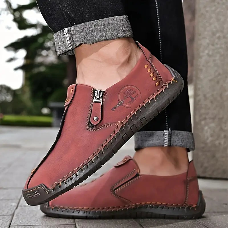 Joesph - Lederschuhe Mit Seitlichem Reißverschluss