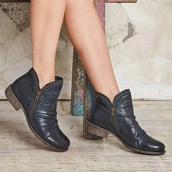 Lianella – Orthopädische Stiefeletten Mit Reißverschluss